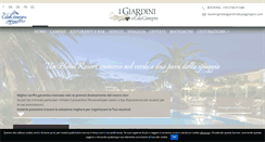 Desktop Screenshot of hotelgiardinicalaginepro.com